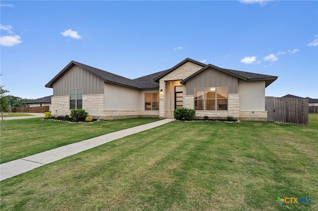2716 Prairie Chapel Ct, Temple, TX 76502 - ranch-style home with stone siding and board and batten siding