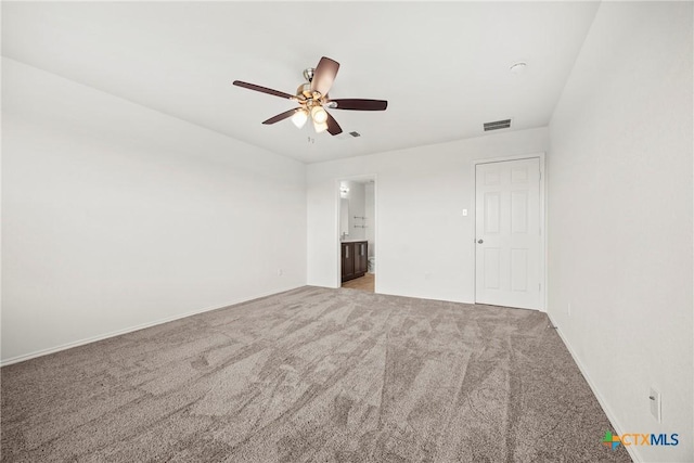 306 W Gemini Ln, Killeen, TX 76542 - carpeted spare room featuring a ceiling fan and baseboards