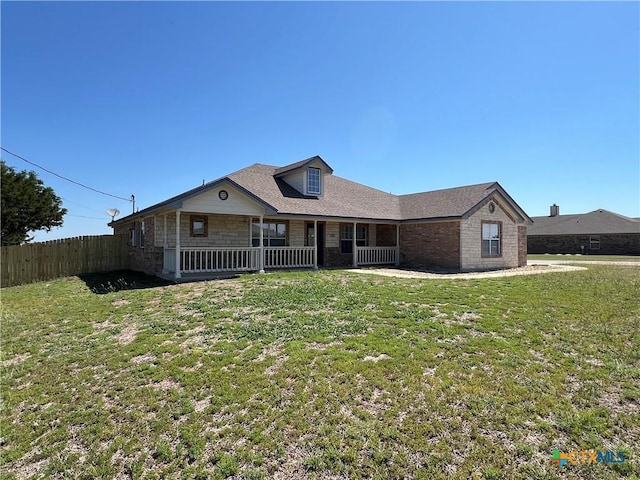 820 Thomas St, Copperas Cove, TX 76522 - ranch-style home featuring stone siding and covered porch