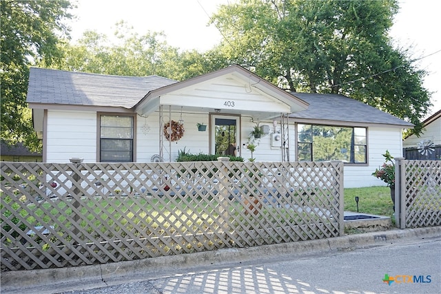 view of front of house with covered porch