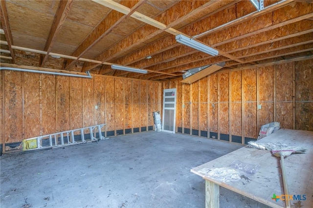 misc room featuring concrete flooring