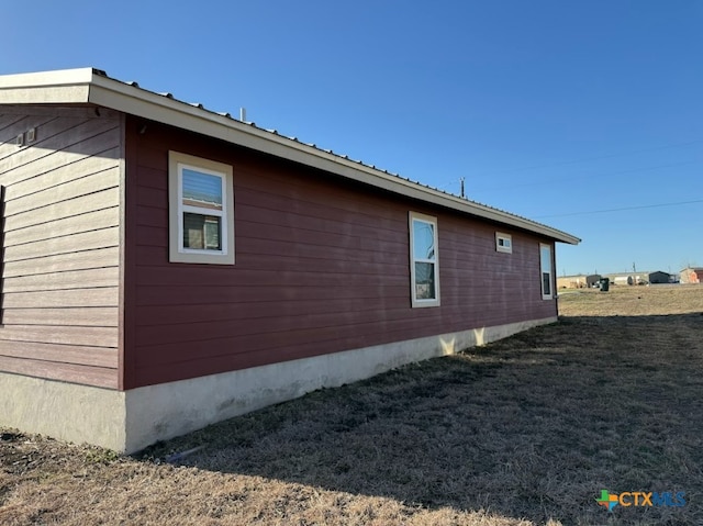 view of side of property