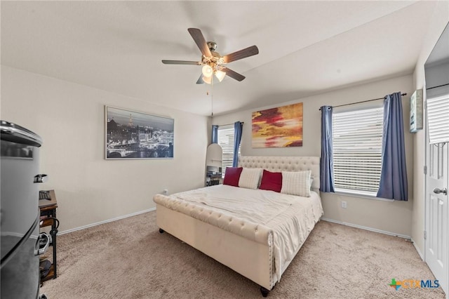 1401 Juneberry Park Dr, Temple, TX 76502 - bedroom with carpet floors, baseboards, and ceiling fan