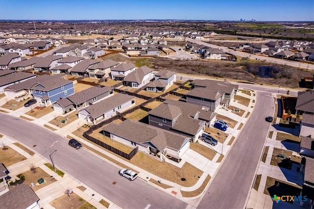 birds eye view of property featuring a residential view