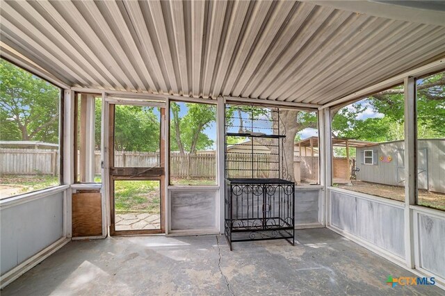 801 E Johnson St, Burnet, TX 78611 - unfurnished sunroom with plenty of natural light