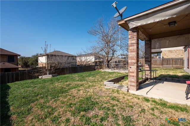2109 Vernice Dr, Copperas Cove, TX 76522 - view of yard with a fenced backyard and a patio area