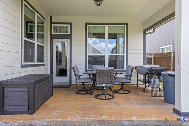 view of patio