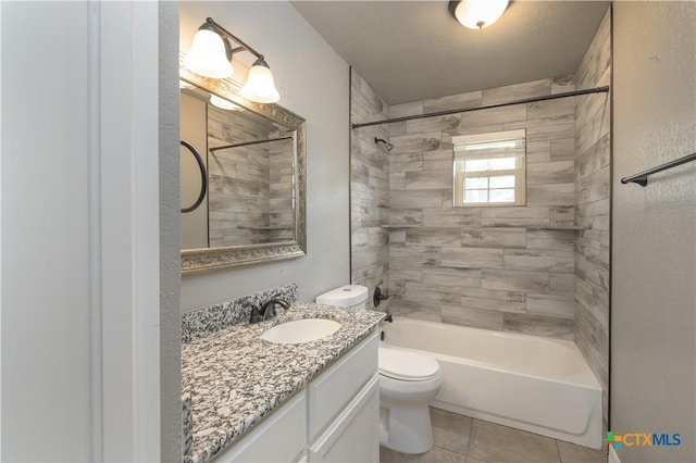 409 W Mary Jane Dr, Killeen, TX 76541 - full bathroom with vanity, tile patterned floors, and  shower combination