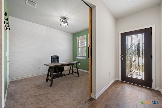 11820 Offaly Dr, Austin, TX 78754 - office space featuring wood finished floors and baseboards