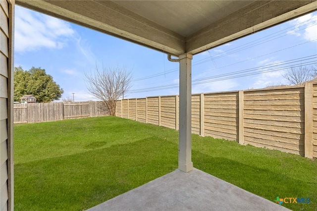 3300 Porter Creek Cv, Round Rock, TX 78665 - view of yard with a patio and a fenced backyard
