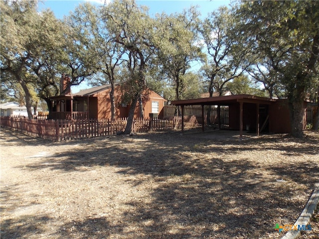 view of rear view of house