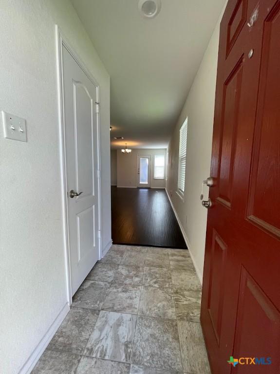 2092 Brandywine Dr, New Braunfels, TX 78130 - hallway with baseboards