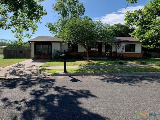 1101 S 17th St, Copperas Cove, TX 76522 - view of front of house with brick siding and concrete driveway