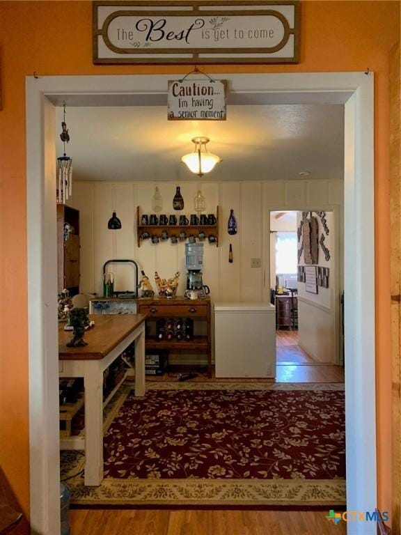 1101 S 17th St, Copperas Cove, TX 76522 - hall featuring wood finished floors