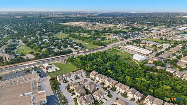 2105 Town Centre Dr Unit 42, Round Rock, TX 78664 - aerial view of property and surrounding area with nearby suburban area
