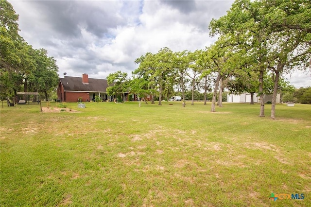 view of yard