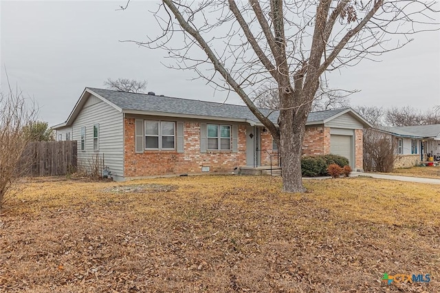 ranch-style house with a garage