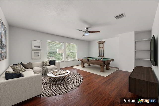 16503 Lounsbury Pl, Austin, TX 78717 - unfurnished bedroom with visible vents, baseboards, ceiling fan, and wood finished floors