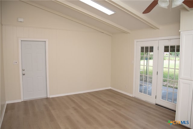 706 Edinburgh St, Victoria, TX 77904 - unfurnished room featuring wood finished floors and ceiling fan