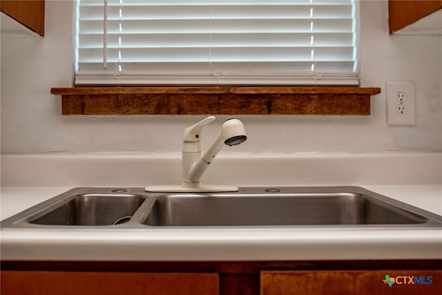 interior details with sink