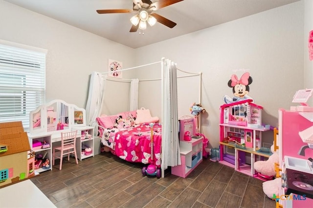 1606 Fiddle Wood Way, Temple, TX 76502 - bedroom featuring wood finished floors and a ceiling fan