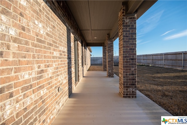 view of patio