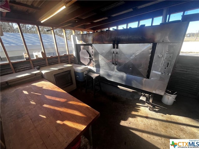 interior space featuring wood-type flooring