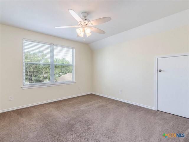 207 Yale St, San Marcos, TX 78666 - carpeted empty room featuring a ceiling fan and baseboards
