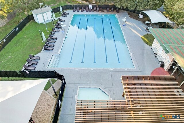 view of community pool