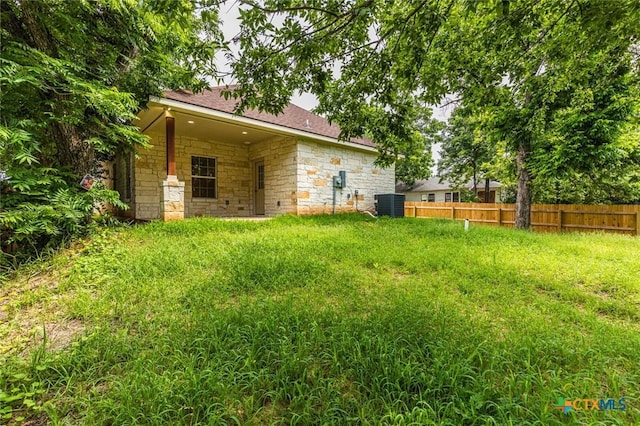 1700 Proctor Ave, Waco, TX 76708 - view of yard with central AC unit