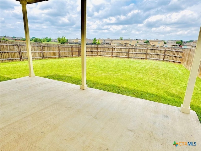 3413 Malmaison Rd, Killeen, TX 76542 - view of yard featuring a patio and a residential view