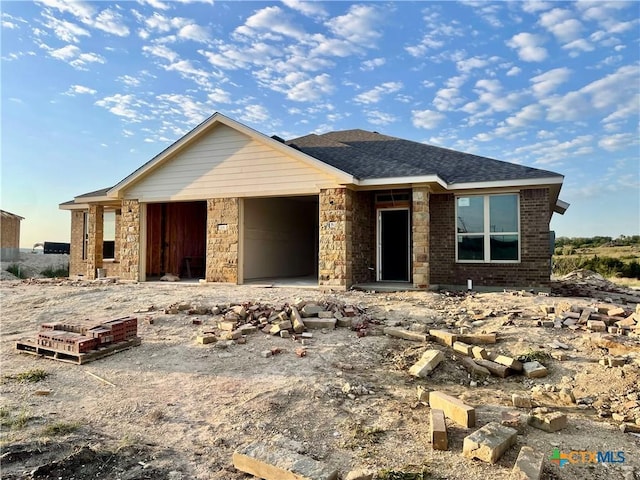 201 Leon Ln, Copperas Cove, TX 76522 - view of front of property with an attached garage and brick siding