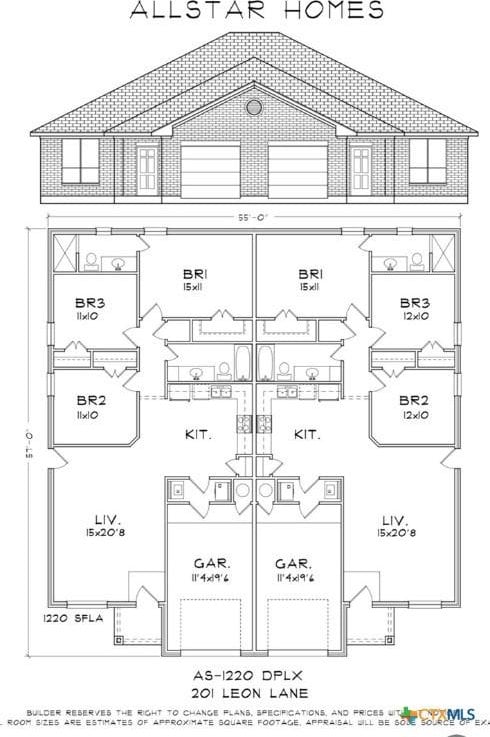 201 Leon Ln, Copperas Cove, TX 76522 - property floor plan