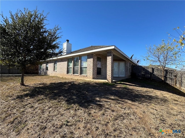 view of back of property