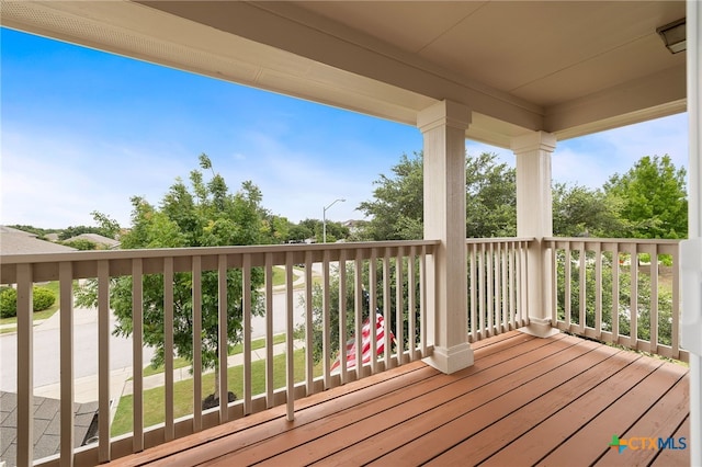 326 Comal Run, Hutto, TX 78634 - view of wooden deck