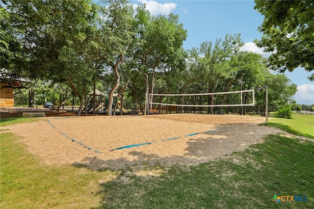 12109 Bryony Dr, Austin, TX 78739 - view of community featuring a lawn and volleyball court