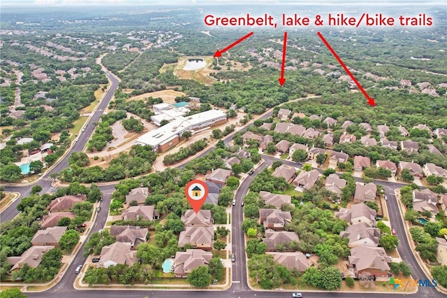 12109 Bryony Dr, Austin, TX 78739 - aerial view of residential area