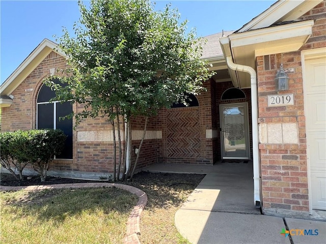 2019 Stonehenge Dr, Harker Heights, TX 76548 - property entrance with brick siding