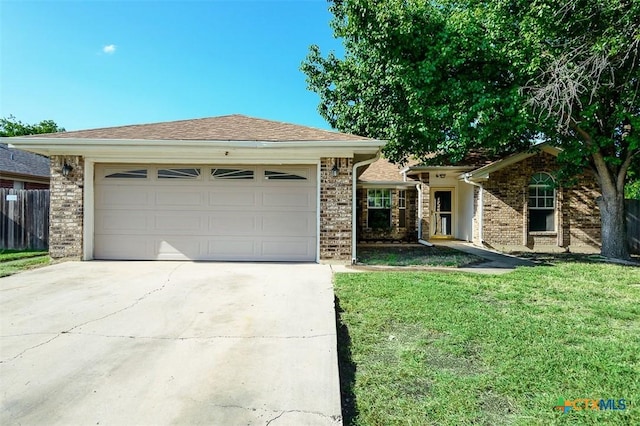 209 Brookway Dr, Killeen, TX 76542 - ranch-style home with a garage, concrete driveway, and brick siding