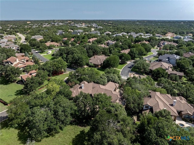 105 Flint Ridge Trl, Georgetown, TX 78628 - aerial perspective of suburban area