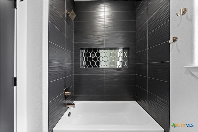 bathroom with shower / washtub combination