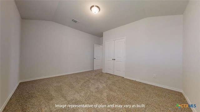 5105 Othello Dr, Belton, TX 76513 - carpeted spare room featuring lofted ceiling