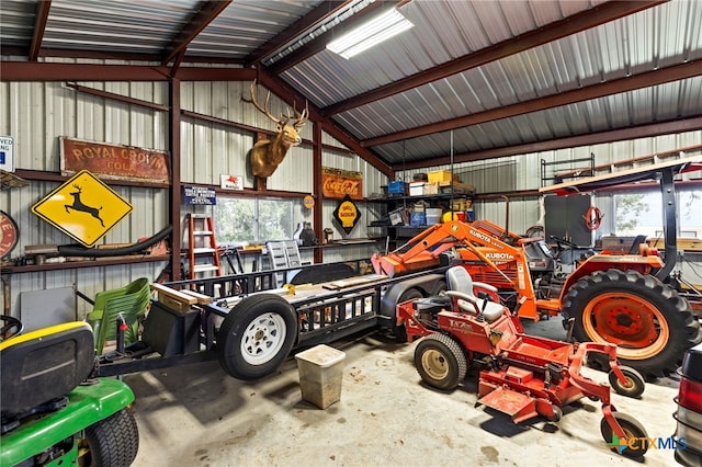 1600 Cattlemens Row, Lockhart, TX 78644 - garage with metal wall