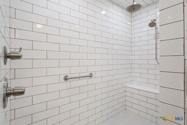17179 Cyclone Rd, Burlington, TX 76519 - bathroom with a tile shower