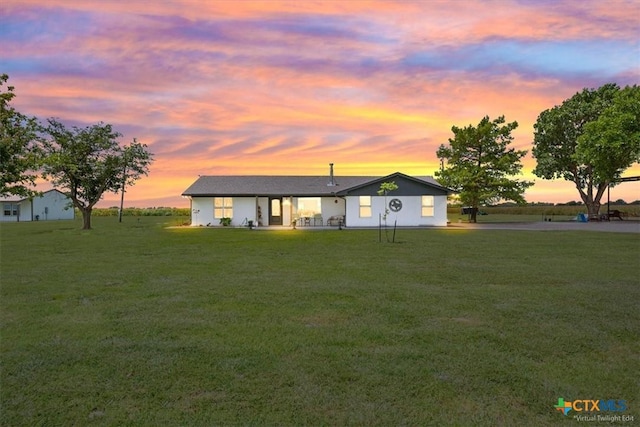 17179 Cyclone Rd, Burlington, TX 76519 - ranch-style home featuring a yard
