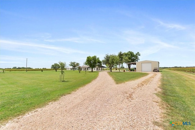 17179 Cyclone Rd, Burlington, TX 76519 - view of dirt / gravel road with a rural view