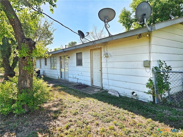 view of rear view of property