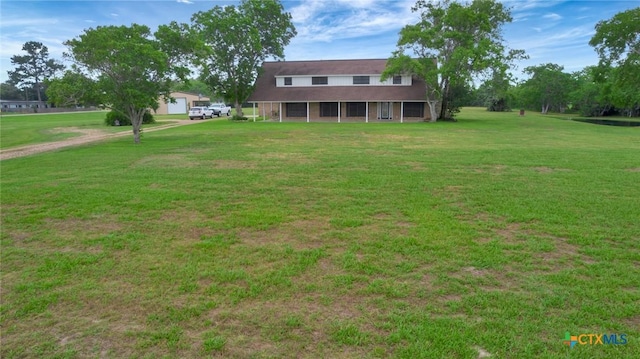 3662 N Fm 444, Inez, TX 77968 - view of front of home with a front lawn and a porch