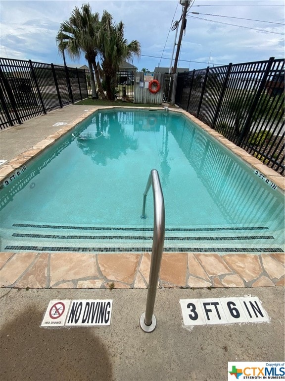 view of pool