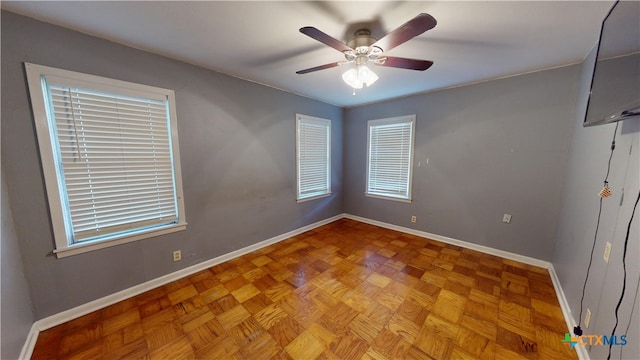 4610 Camellia St, Victoria, TX 77904 - empty room with baseboards and ceiling fan